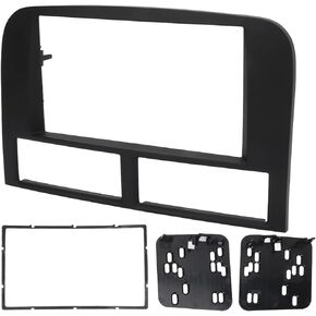 Fydun Double DIN Installation Dash Kit Dashboard Installation Trim Stereo Audio Bezel Decor for Jeep Grand Cherokee 1999‑2004