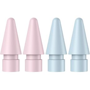 3 Pack Metal Fine Point Replacement Tips Compatible with Apple Pencil 2nd Generation, Apple Pencil 1st Generation & Apple Pencil USB-C, Wear-Resistant Pen Like Nibs (0.8mm + 1.3mm + 1.8mm)