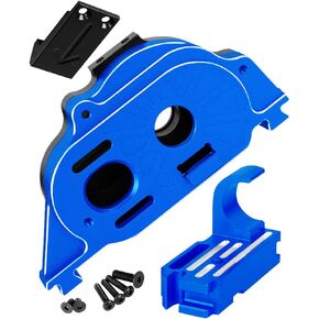 hopsupRC Aluminum Motor Mount Gear Cover Upgrades Part for 1/10 Granite/Senton/Vorteks 3S BLX & Mega 550,1/8 Infraction/Typhon 3S BLX & Mega 550,Motor Mount Gear Cover Hops up,Red