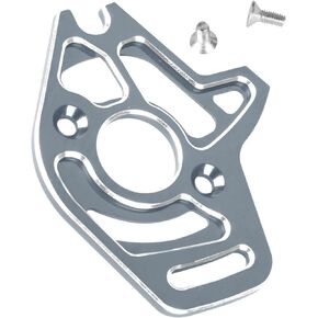 RCMYou Aluminum RC Motor Mount Upgrades Part for 1/10 Slash 4x4/Slash 4x4 VXL,Alloy Motor Plate Hops Up,Titanium