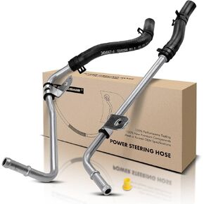 مجموعة خط خرطوم إرجاع التوجيه المعزز A-Premium متوافقة مع Hyundai Santa Fe 2006 2007 2008 2009 2.7L 3.3L Union to Cooler