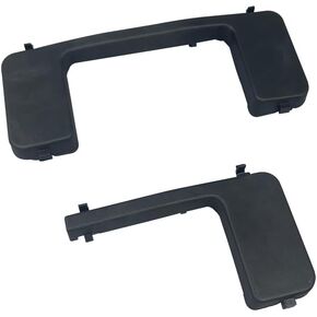 HUYILUN0104 1 Pair Front Bumper Tow Hook Cover Cap For ADAPTIVE CRUISE CONTROL ONLY Compatible with Ford F250 Super Duty 2018-2023