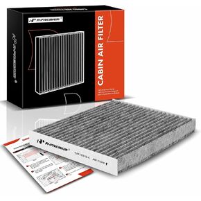 A-Premium Cabin Air Filter with Activated Carbon Compatible with Ford Mustang 2005-2014, Replace# 4R3Z19N619AA