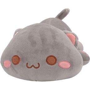 unsnurnoch Cute Cat Stuffed Animal,Cat Plush,Kitten Plush Toy Stuffed Animal Pet Kitty Soft Anime Cat Plush Pillow for Kids