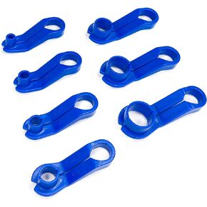 qboonpt 7PCS AC Fuel Line Disconnect Tool Set - 1/4 5/16 3/8 1/2 5/8 3/4 7/8 Inch Quick Disconnect Fitting Hose Kits Car Transmission Oil Cooler Tube Removal Tool for Most Ford/Jeep/Mazda