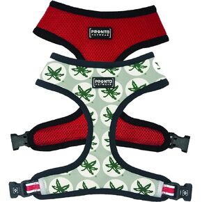 Pronto Petwear Ohio State | Buckeyes Football Stripe Reversible Pet Harness