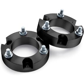 Front Suspension Lift Kit - 1.5 inch Lift - Compatible with 2005-2021 Toyota Tacoma (6-Lug), 2003-2021 4Runner, 2007-2014 FJ Cruiser (4WD) - Leveling Kit Strut Upper Top Aluminum Spacers Accessories