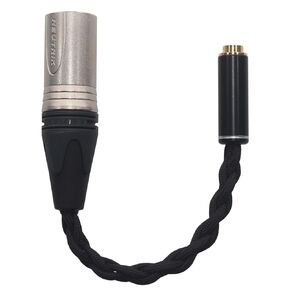 XL4-4 HiFi 4-pin XLR Balanced Male to 4.4mm Trrs Female Balanced Cable, Headphone Audio Adapter. XL4-4.