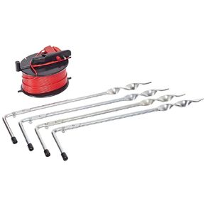 Fluke ES-162P4 7 Piece Stake Kit for Fluke 1623 and 1625 Earth Ground Testers, 4-Poles