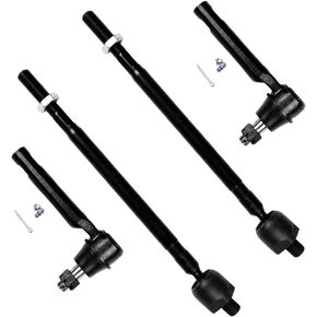 SCITOO 4-PC SET Suspension Kit For Nissan Quest Inner Tie Rod End,Outer Tie Rod End