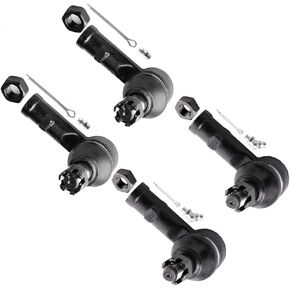 SCITOO 4-PC SET Suspension Kit For Honda Passport For Isuzu Amigo Pickup Rodeo Trooper Inner Tie Rod End,Outer Tie Rod End