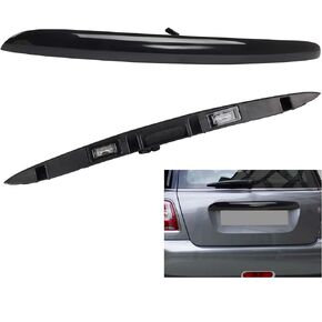 DOCAS Rear Trunk Hatch Handle with Lamp,Tailgate Trim Lid Trunk Liftgate Pull Handle Compatible with 2005-2015 Mini Cooper Cooper S R56 R57 R58 Backhatch Release Handle 51132753603