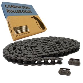 PGN 420 Motorcycle Chain x 10 feet (240 Links) + 2 Free Connecting Links for 100cc 110cc 125cc Dirt Pit Bike ATV Quad Go Kart Mini Bike Scooter