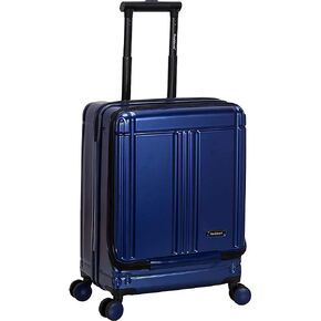 Rockland Tokyo Hardside Laptop Spinner Luggage, Black, Carry-On 19-Inch