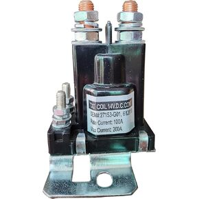 14 Volt EZGO Solenoid for E-Z-GO Gas Models 14V Golf Cart Solenoid Replace#612813 27153G01