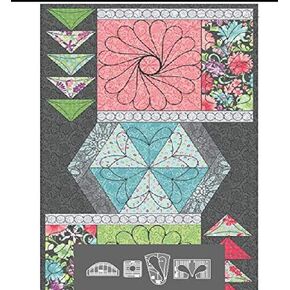 Westalee 4pc Meadow Dance Feather Focus Template Set