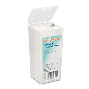 SmileGoods Unwaxed Dental Floss, 200 Yards(Pack of 1)
