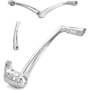 TOPRAMETAL Chromed Aluminum CNC Cut Brake Inner Shifter Levers for Harley Road Street Glide FLHR FLHX FLHTCU FLHTK FLHTCUTG CVO Limited FLHTKSE 2014-2024 in Kuwait