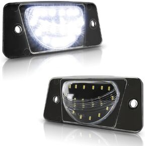 NEIFILES LED License Plate Light for Chevy Trailblazer GMC Enovoy 2002-2009 Tag Light Lamp Assembly Bulb 6000K White