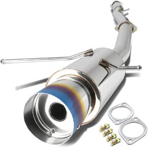 نظام العادم الخلفي للقطط CBE-WRX02 من DNA MOTORING [متوافق مع 02-07 Subaru Impreza WRX/WRX STI]