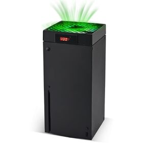 مروحة تبريد AUMETE لأجهزة Xbox Series X مع شاشة LED، سرعة المروحة التلقائية قابلة للتعديل حسب درجة الحرارة، تبريد عالي الأداء، مروحة علوية منخفضة الضوضاء مع 3 تروس 1500/1750/2000 دورة في الدقيقة (140 مم)