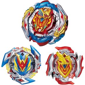 3-Piece Bey Battling Burst Tops B-105 Z-Achilles B-104 Winnig Valkyrie B-201 Zest Achilles Combat Battling Game pro Series Set for Kids Children Christmas Birthday Party Idea in Kuwait