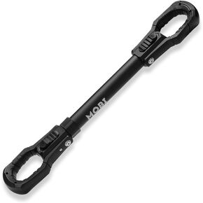 MOBI OUTDOOR E Bike Frame Adaptor Fits Up to 70lbs for E Bike Hitch Platform Rack, Adjustable Aluminum Adaptor with Rubber Hooks, Adapt Diverse Bike Frames, Women's BMX & Non-Standard Frames