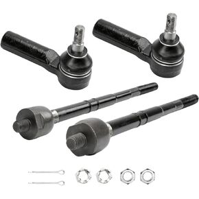 Motorman 4pcs (2) EV800366+(2) ES3631 Front Inner&Outer Tie Rod End for 2008-2009 TRIBUTE,2008-2009 MARINER,2008-2009 ESCAPE