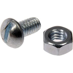 Dorman 784-608D Machine Screw With Nuts - 1/4 In.-20 X 1/2 In., 3/4 In., 12 Pack