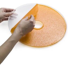 Round Fruit Leather Fruit Roll Up Tray Non stick Round Silicone Dehydrator Sheets Fruit Roll Sheets Food Machine Dryer Roll