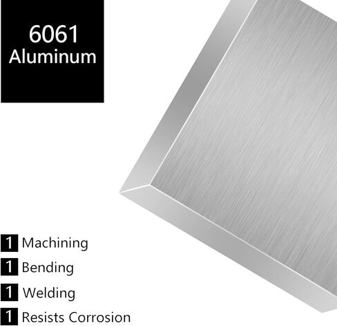 4 قطع من ألواح الألومنيوم، 2 قطعة من ألواح الألومنيوم مقاس 1/2 بوصة × 4 بوصة × 4 بوصة و2 قطعة من ألواح الألومنيوم الصلبة مقاس 1/4 بوصة × 4 بوصة × 4 بوصة من أجل التصنيع باستخدام الحاسب الآلي، والتصنيع الدقيق. in Kuwait