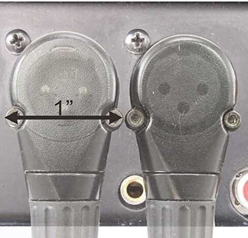 كابل MCSPROAUDIO ذكر إلى أنثى XLR مع موصلات سوداء بطول 1 قدم قدم من اليمين إلى F إلى مستقيم M in Kuwait