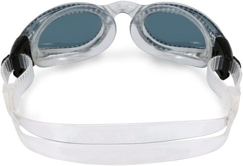 Aqua Sphere Kaiman Adult Swimming Goggles - The Original Curved Lens Goggle, Comfort & Fit for the Active Swimmer | Unisex Adult, Smoke Lens, Transparent/Transparent Frame, One Size (EP3000000LD) in Saudi Arabia