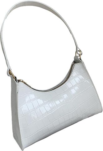 GORGLITTER Women's Leather Handbag Crocodile Pattern Clutch Purse Casual Mini Shoulder Bags in Saudi Arabia