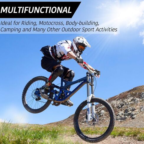 TRKIMAL Bike Gloves Mountain Bicycle Gloves Cycling Gloves with SBR Pad Anti-Slip Shock-Absorbing, Breathable Light Weight Nice Fit Half Finger Sports Gloves for Men Women in Saudi Arabia
