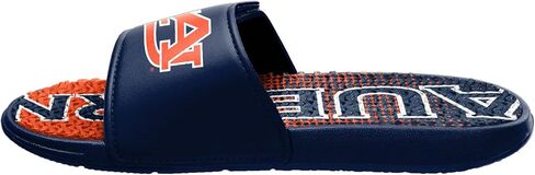 FOCO Auburn Tigers NCAA Men Gradient Wordmark Gel Slide - S in Saudi Arabia