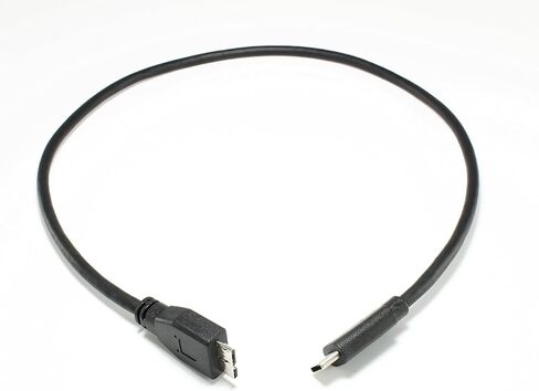 Oyen كابل USB-C رقمي إلى USB 3.0 Micro-B، 16 بوصة / 0.4 متر in Kuwait