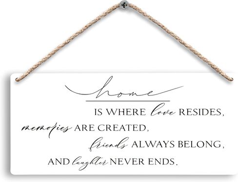 FUGWN This is Everything I've Ever Wanted Hanging Wooden Signs 12x6, Modern Minimalist Inspirational Family Home Bedroom Living Room Wall Decor, Anniversary New Home Decor Gifts for Women Men in Saudi Arabia
