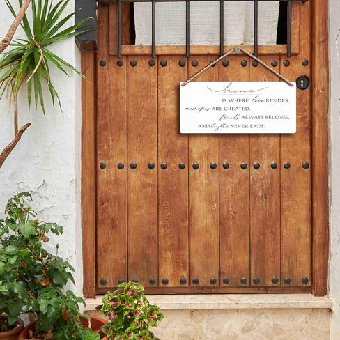 FUGWN This is Everything I've Ever Wanted Hanging Wooden Signs 12x6, Modern Minimalist Inspirational Family Home Bedroom Living Room Wall Decor, Anniversary New Home Decor Gifts for Women Men in Saudi Arabia