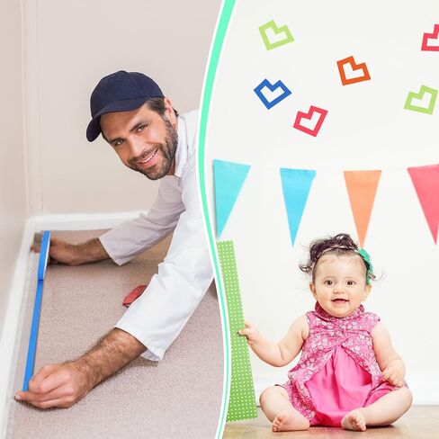 مجموعات شريط سبايك Ctosree، 1/2 عرض × 65 قدم طول، 5 ألوان شريط نيون غافر، شريط جاف فلورسنت شديد التحمل لأرضيات مسرح المسرح، يحمل شريط تحديد الأسلاك المقلمة (20) in Saudi Arabia