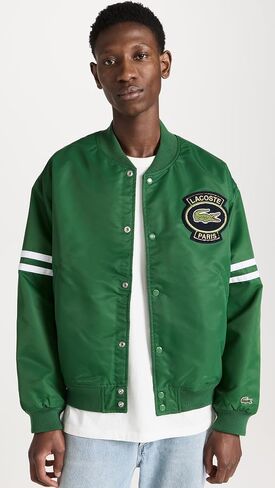 Lacoste Boys' Bomber Jacket W/Croc Badge in Saudi Arabia
