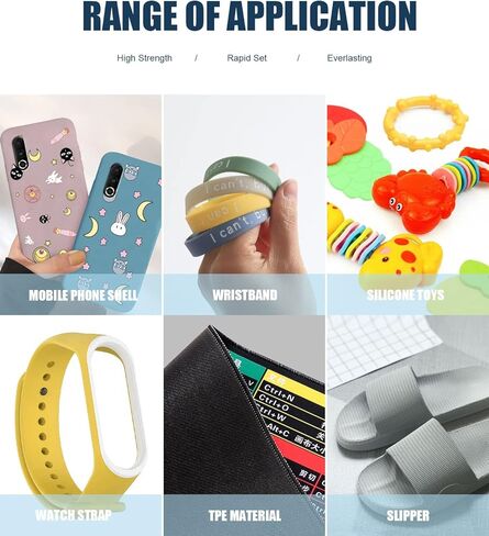 غراء سيليكون Weglau 20 جرام، غراء للسيليكون، للربط بين السيليكون والسيليكون والسيليكون والمواد الأخرى. غراء فائق فوري للسيليكون، مطاط السيليكون، TPU، TPR، TPE، السيليكون السائل in Kuwait