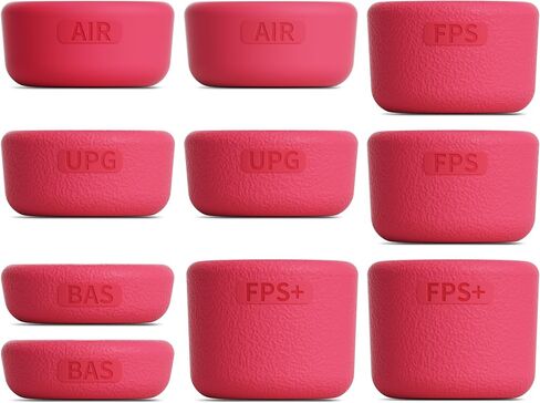 ELETIUO 5 Pairs/10 Pcs Thumb Grips Set for Xbox Series X/S,Xbox One,Xbox One X/S Controller,Anti-Slip Silicone Joystick Cap with 5 Designs, Custom Analog Thumbsticks Cover,Red in Saudi Arabia