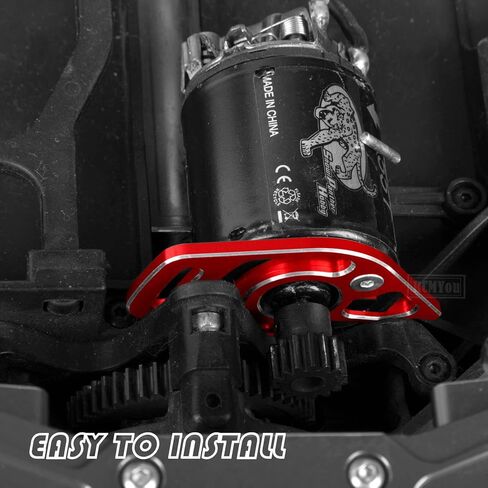 RCMYou الألومنيوم RC جهاز تثبيت المحرك ترقيات جزء ل 1/10 مائل 4x4/مائل 4x4 VXL ، لوحة محرك سبيكة القفزات ، التيتانيوم in Kuwait