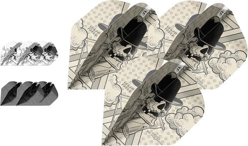 Target Dimitri Van Den Bergh Ink Design No.2 Dart Flights - 3 Set Pack (9 in Total) in Saudi Arabia