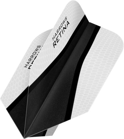 Harrows Retina X Extra Strong 100 Micron Dart Flight، 15 رحلة في 5 مجموعات، أبيض in Kuwait