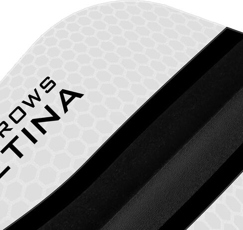 Harrows Retina X Extra Strong 100 Micron Dart Flight، 15 رحلة في 5 مجموعات، أبيض in Kuwait