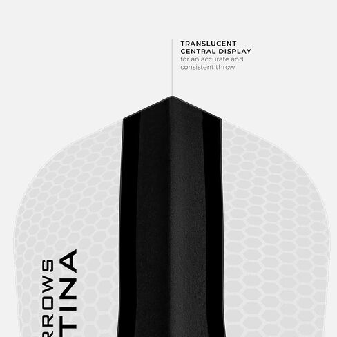 Harrows Retina X Extra Strong 100 Micron Dart Flight، 15 رحلة في 5 مجموعات، أبيض in Kuwait