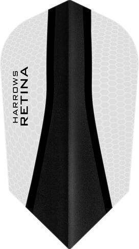 Harrows Retina X Extra Strong 100 Micron Dart Flight، 15 رحلة في 5 مجموعات، أبيض in Kuwait