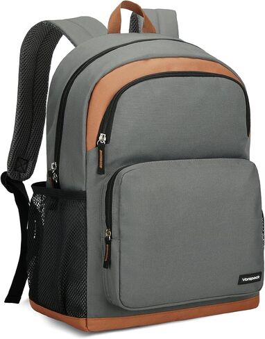 حقيبة ظهر Vorspack للرجال والنساء - حقيبة كتب أساسية خفيفة الوزن كاجوال لحقيبة الظهر للسفر والعمل الجامعي - أسود in Kuwait